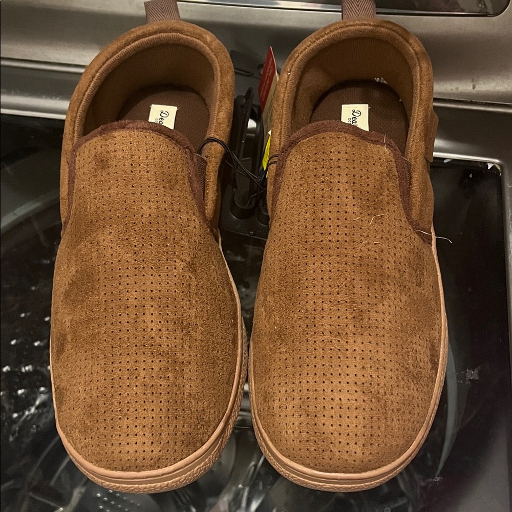 Tan Suede Men's slippers